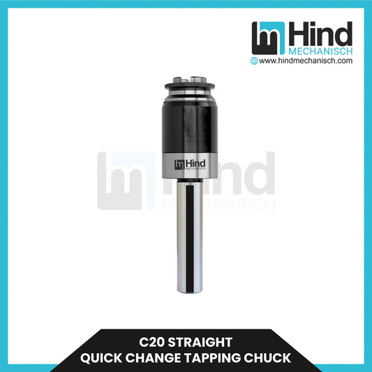 C20 Keyless Drill Chuck Straight Shank Tool Holder