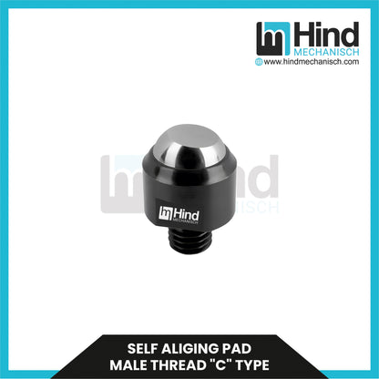 Self Aliging Pad Male Thread”C”Type Clamping Clamp