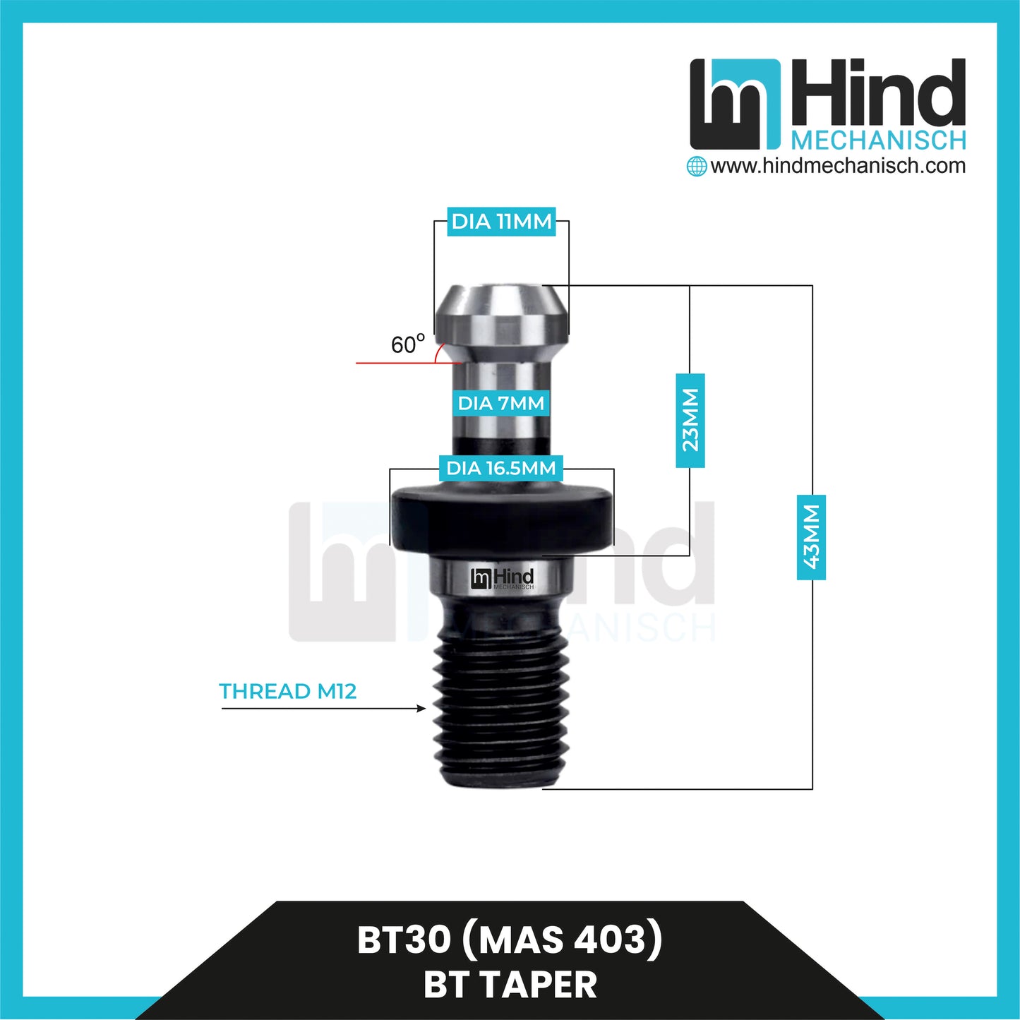 BT30 Pull Stud Tool Holder Accessories
