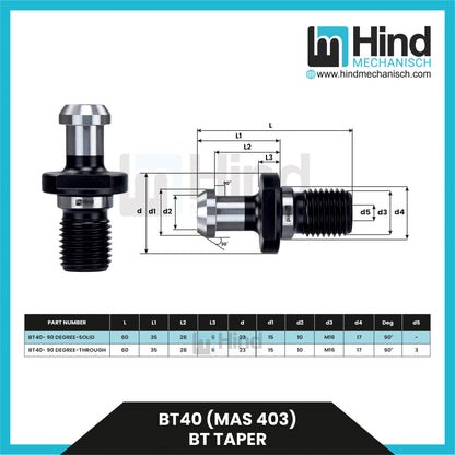 BT40 Pull Stud Tool Holder Accessories