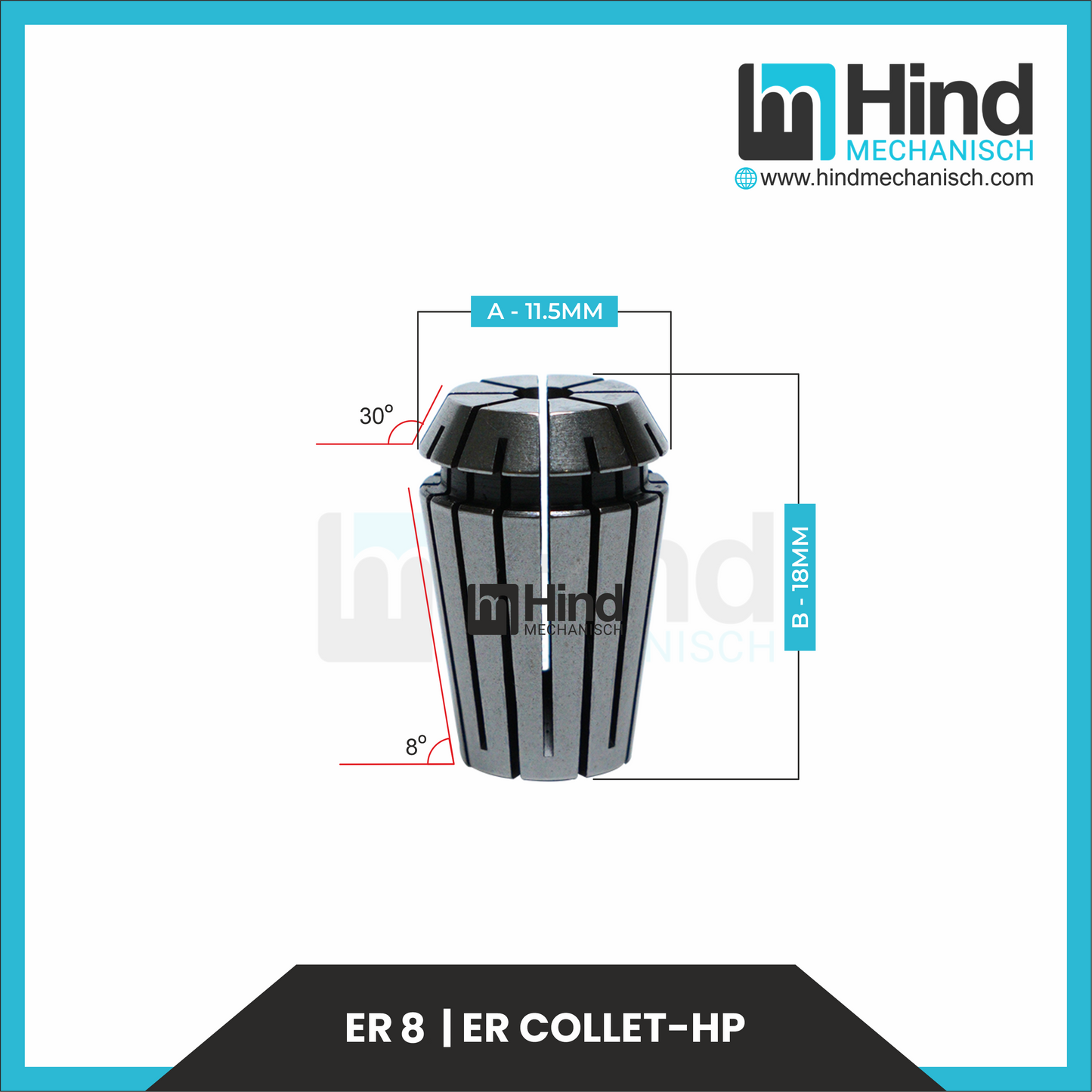 ER8| ER Collet - High Precision