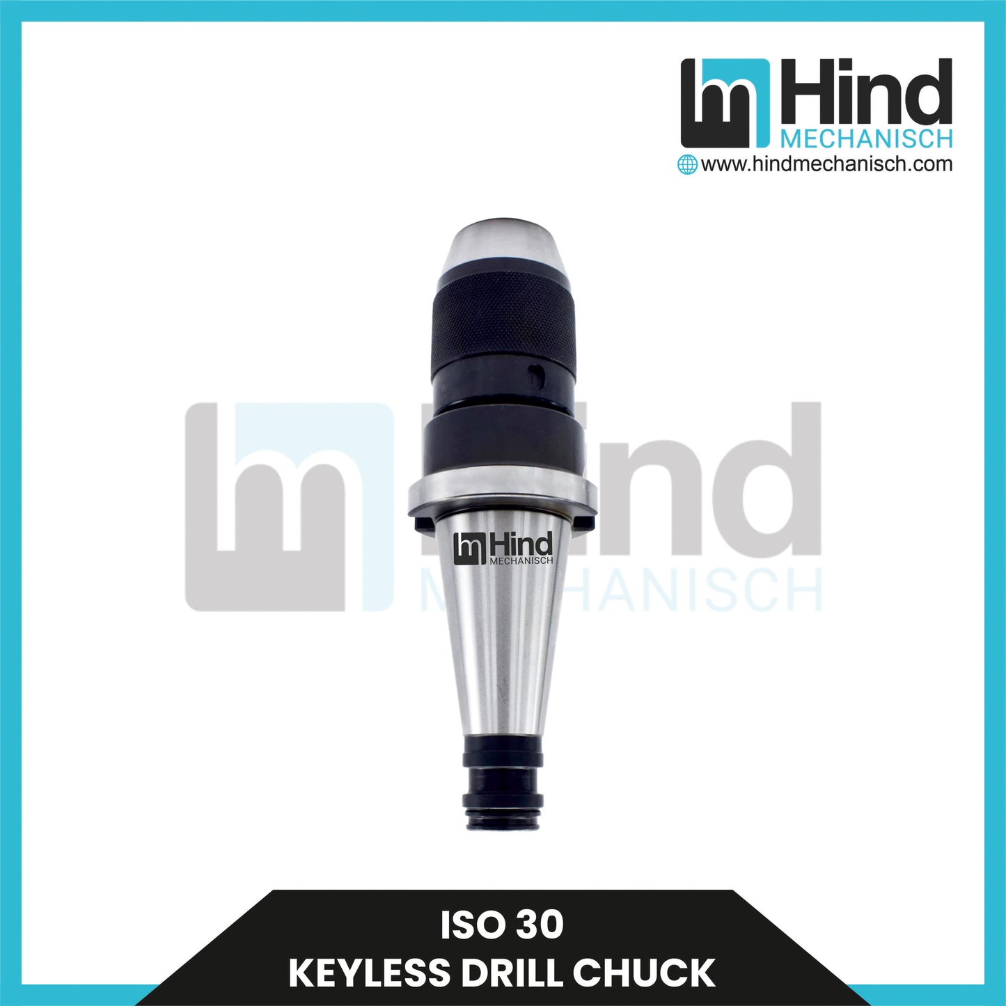ISO30 Keyless Drill Chuck Tool Holder (100L)
