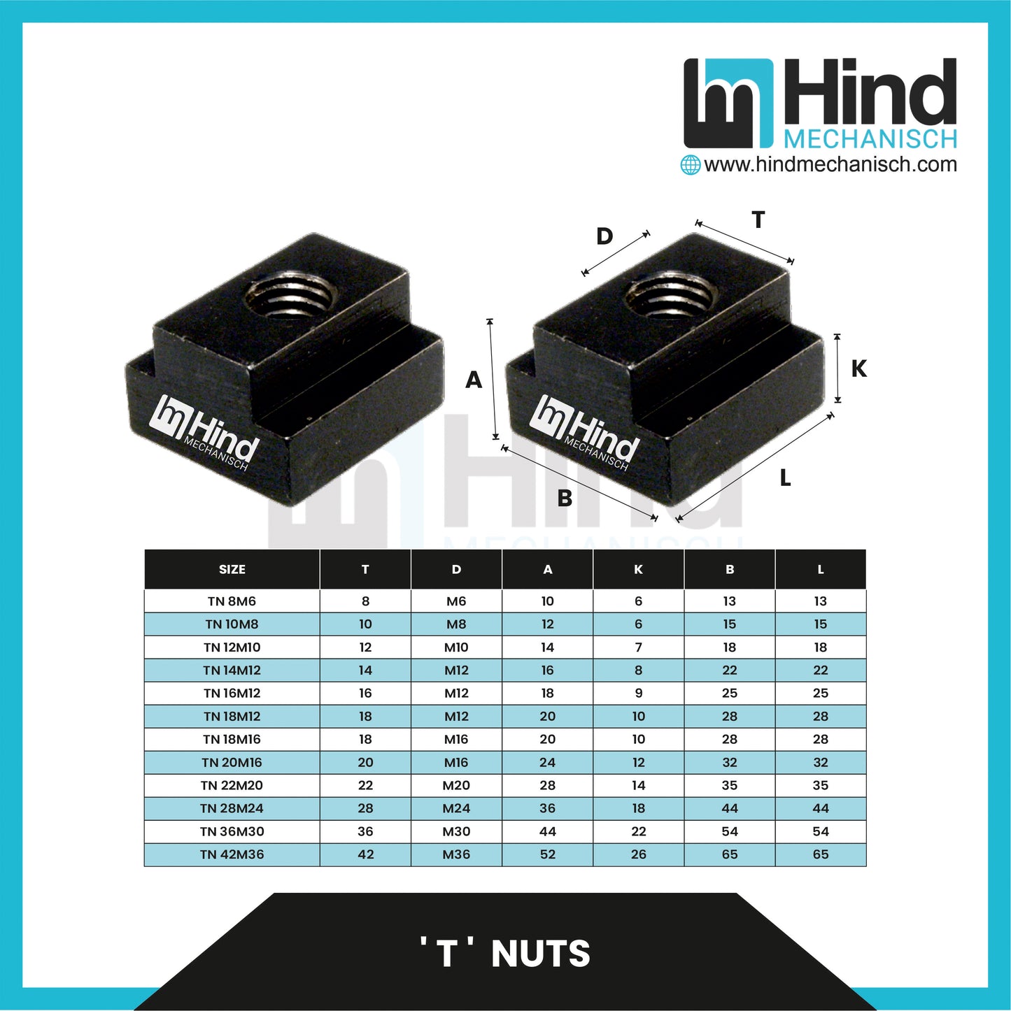 “T” Nuts Clamping Clamp