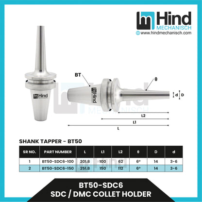 BT50 Dia Mold Chuck Tool Holder