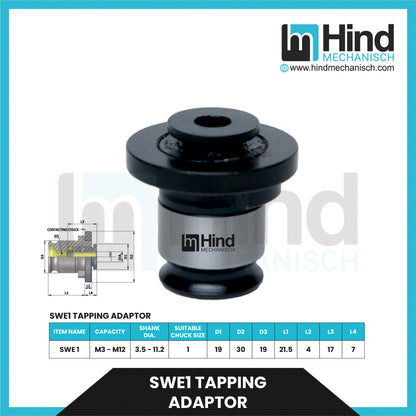 Tapping Adaptor without Safety Clutch